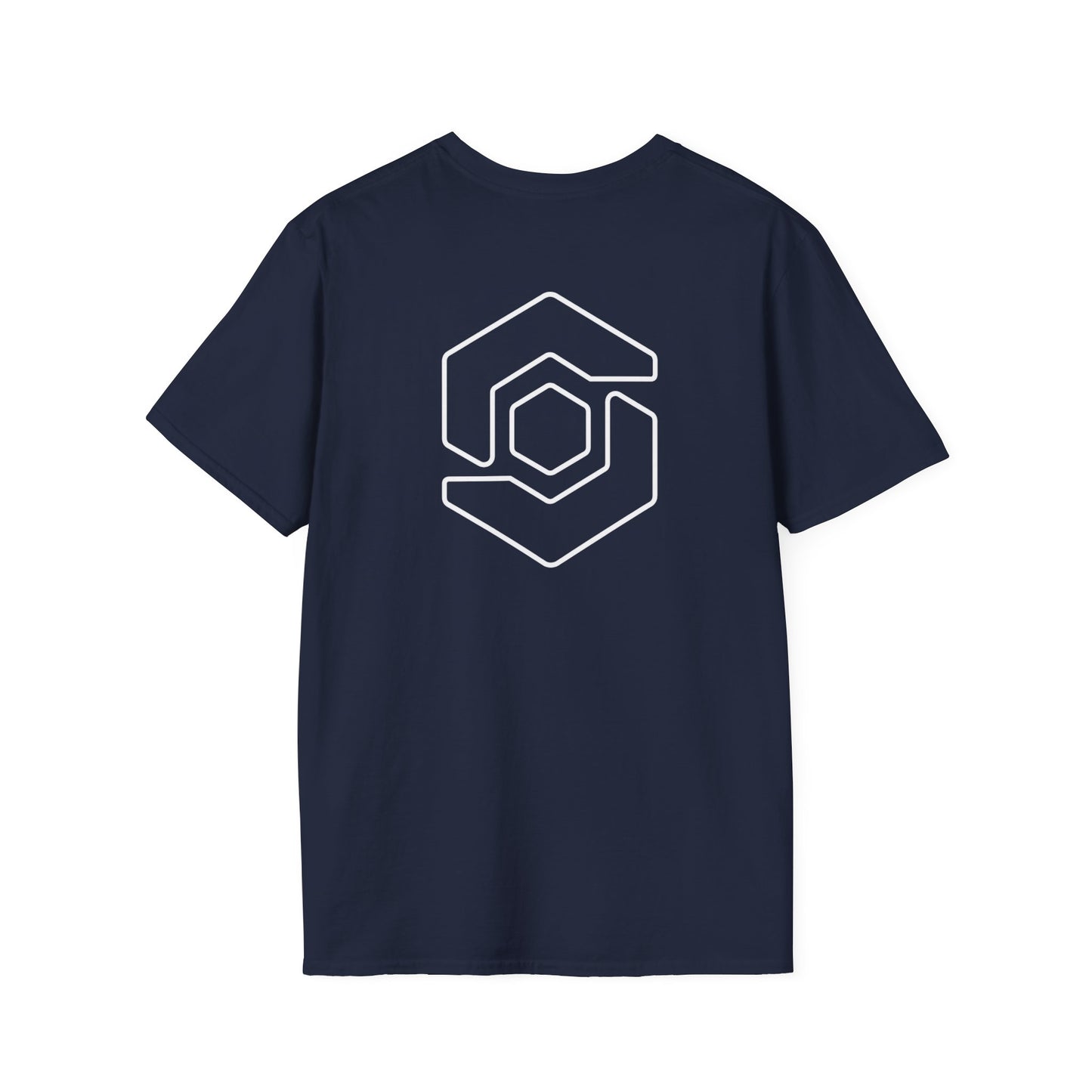 SoundStake Logo front / Icon back - Unisex Softstyle T-Shirt