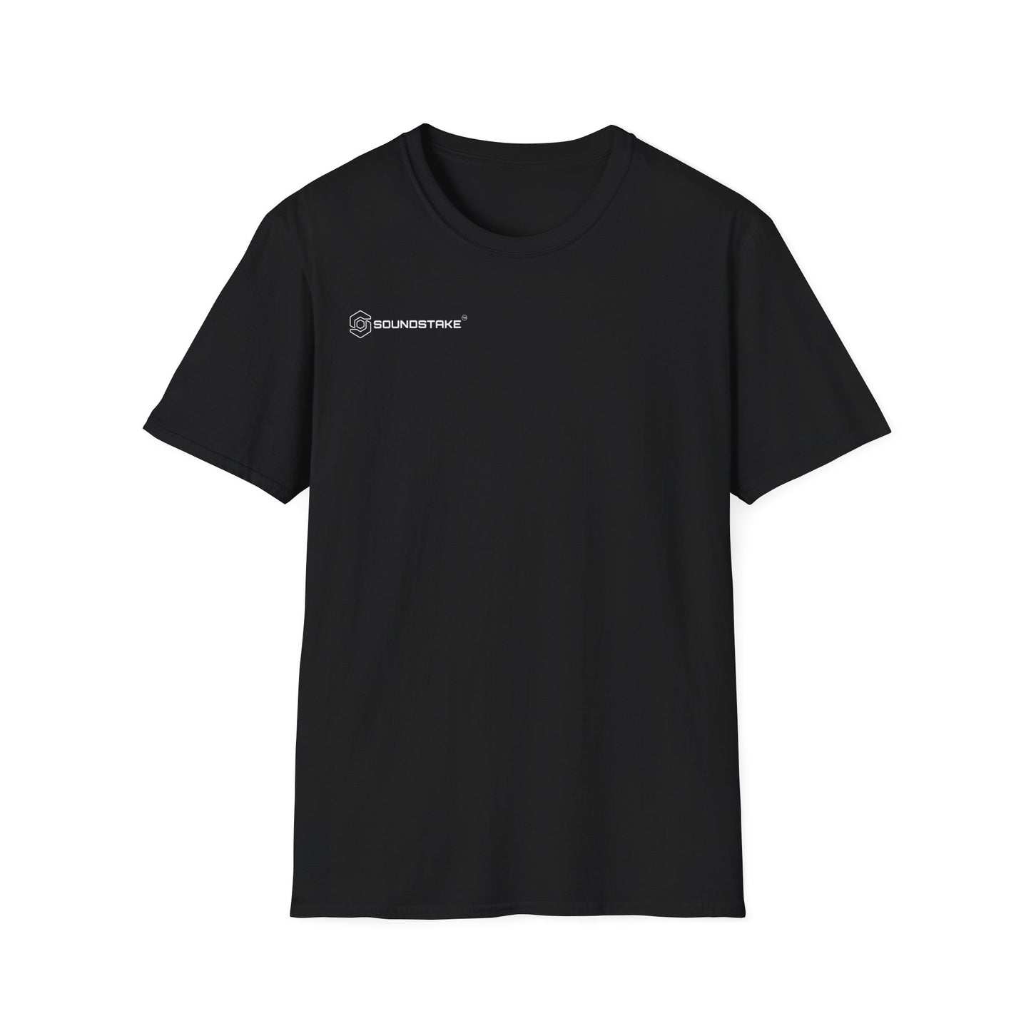 SoundStake Logo front / Icon back - Unisex Softstyle T-Shirt