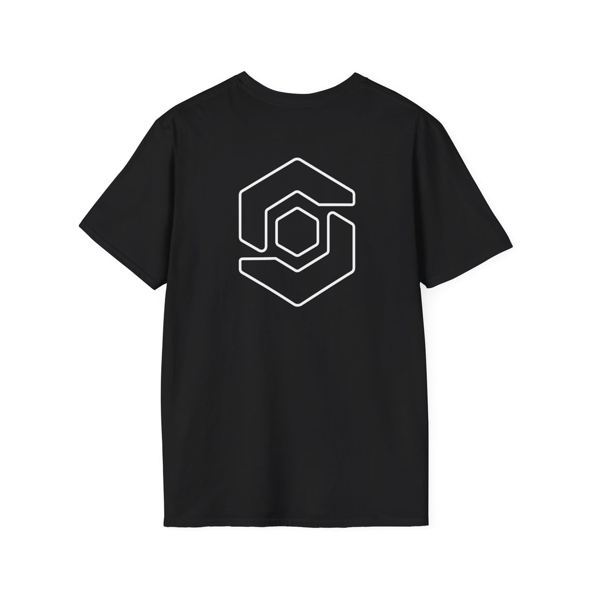 SoundStake Logo front / Icon back - Unisex Softstyle T-Shirt