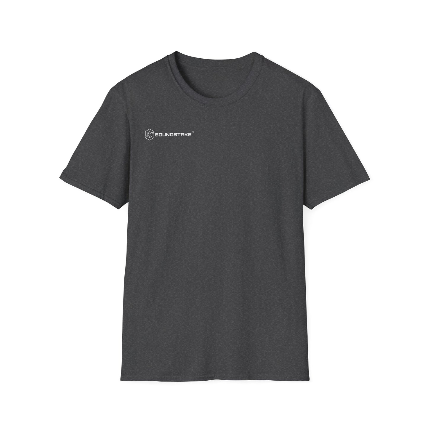 SoundStake Logo front / Icon back - Unisex Softstyle T-Shirt